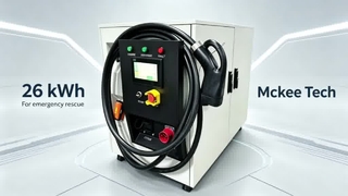 Φορητός φορτιστής EV 30kW 26kWh Φορητός χώρος αποθήκευσης ενέργειας για φόρτιση έκτακτης ανάγκης αυτοκινήτου στην άκρη του δρόμου