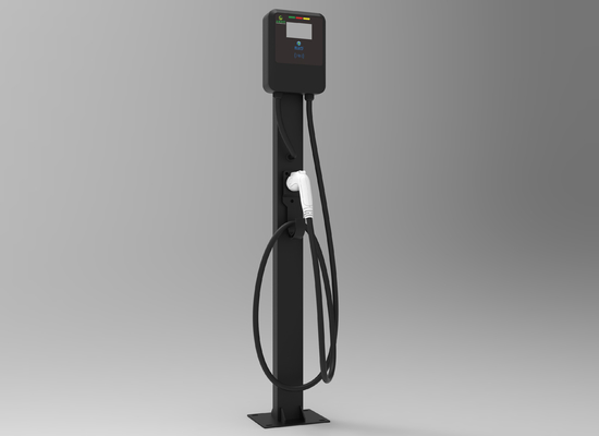 11KW AC EV φορτιστή κάρτας Swipe Type1 Type2 Εμπορική δημόσια τοποθέτηση