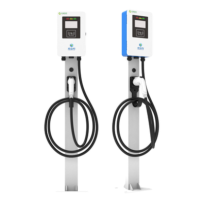 7KW 11KW 21KW Γαλάζια και λευκή στήλη / πάτωμα μονόπλευρο ηλεκτρικό όχημα