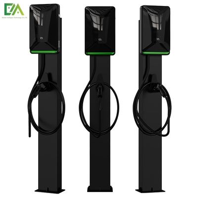Καλή τιμή. 220V 380V 7kW 11KW 22KW Μαύρη στήλη τύπου φορτιστή AC για οικιακά ηλεκτρικά οχήματα σε απευθείας σύνδεση