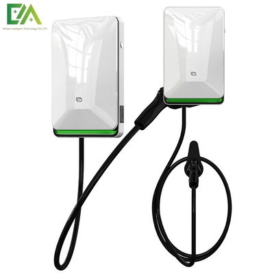 7KW 11KW 22KW Μαργαριταρό λευκό τοίχωμα ηλεκτρικό όχημα μονό όπλο AC φορτιστή / φορτιστή κινητής τηλεφωνίας