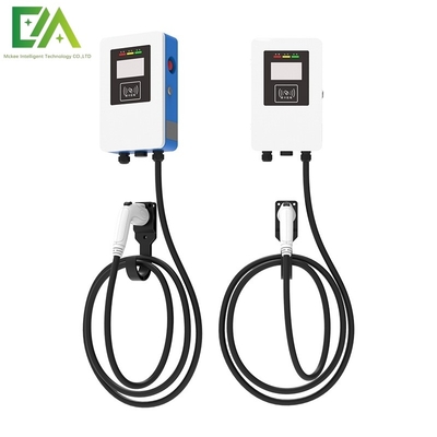 Καλή τιμή. 7KW 11KW 22KW Μπλε και λευκό Ηλεκτρικό όχημα με τοίχο με μονό όπλο σε απευθείας σύνδεση