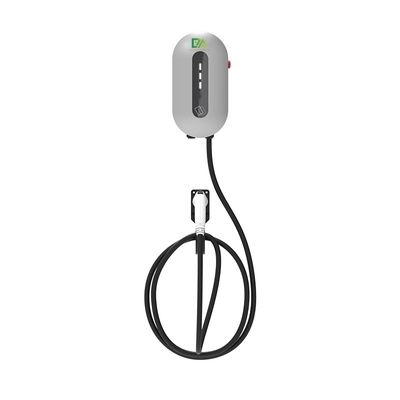 Σπίτι 22KW Silver Wall-Mounted Electric Vehicle Charger EV GBT 7KW 11KW Σταθμός φόρτισης ηλεκτρικών οχημάτων