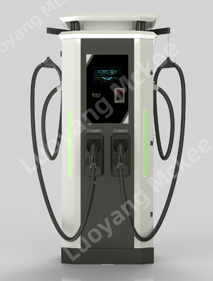 Καλή τιμή. 120kw Dc ταχεία φόρτιση στοίβας με οθόνη LCD εμπορικό DC Ev σταθμό φόρτισης σε απευθείας σύνδεση