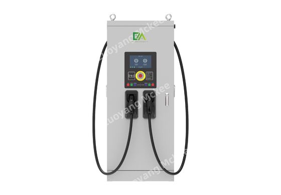 60KW εξωτερικό DC γρήγορο φορτιστή ηλεκτρικών οχημάτων με 7-ιντσών οθόνη αφής LCD για σταθμούς φόρτισης ηλεκτρικών οχημάτων