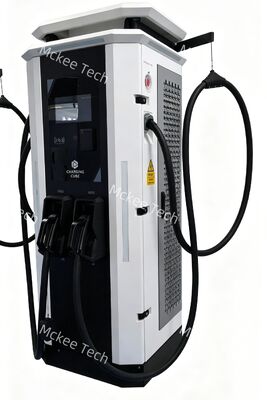 Καλή τιμή. 80kW Swing-arm Structure Dual-Gun Adaptive EV Charging Pile with Intelligent Power Distribution σε απευθείας σύνδεση