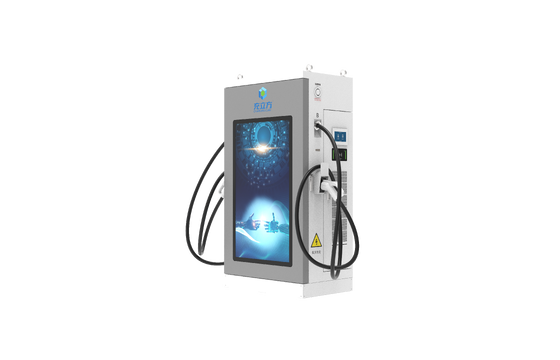 Καλή τιμή. 120kW Dual-Gun Fast Charger με λειτουργίες φόρτισης και διαφήμισης σε απευθείας σύνδεση