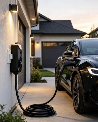 Καλή τιμή. Φορητός φορτιστής EV Type1 A2 AC 11,5KW 6A‑48A Είσοδος 85V‑265V Προστασία IP54 Επιβραδυντικό φλόγας UL94 V0 Με οθόνη LCD 1,68 ιντσών Διαδικτυακά