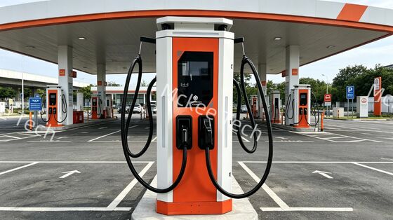 Εμπορικό στόλο βαρέων φορτηγών Υποδομή φόρτισης White Dew Series 240KW DC EV φορτιστή Αεροψύξη OCPP1.6J 10 ιντσών οθόνη αφής IP54 Σταθμός ταχείας φόρτισης