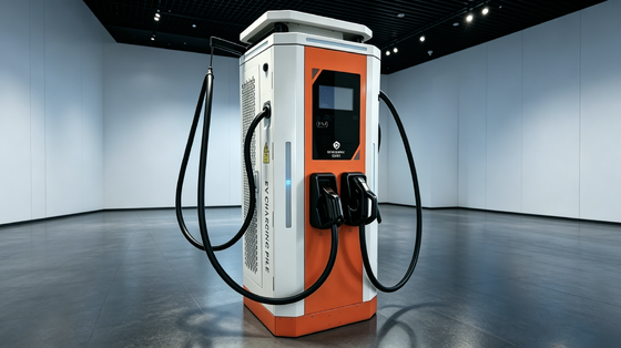 Complete Swing Arm DC Fast Charger | OCPP Compatible, for Logistics Yards & Commercial Parking Lots