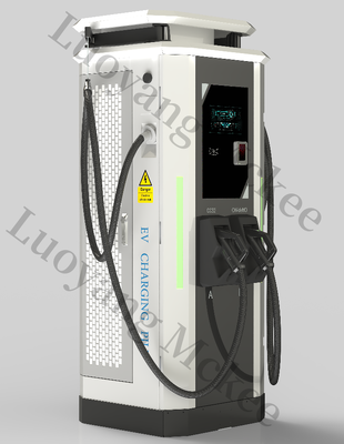 180kW Dual Gun DC EV Fast Charging Station, Multi Connector EV Charger, 380V Air Cooling OCPP1.6J Commercial Charging Pile with 10.1